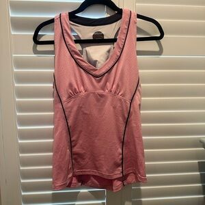 Bolle Pink and Grey Tennis Tank